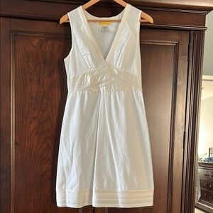 Catherine Malandrino White Sleeveless Dress
